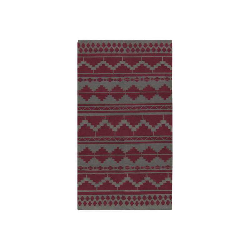 Karn Wool Striped Indoor Rug, Rectangle 3'6" x 5'6"