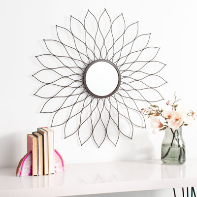 Knupp Metal Flat Wall Mirror