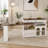 Kitchen Island with Extendable & Rotating Table