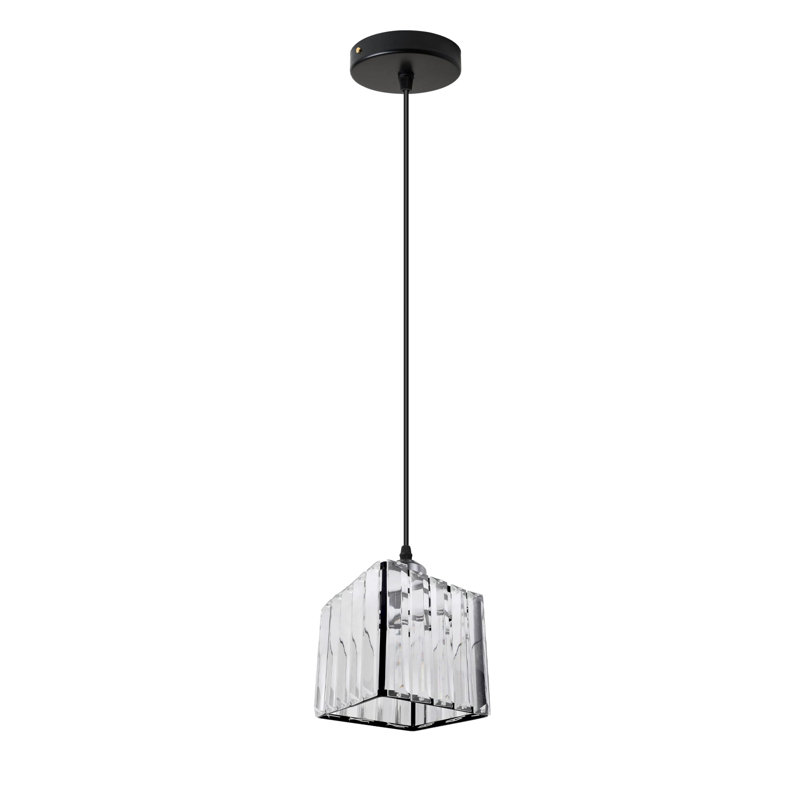 Conradina 1 - Light Single Pendant, Black