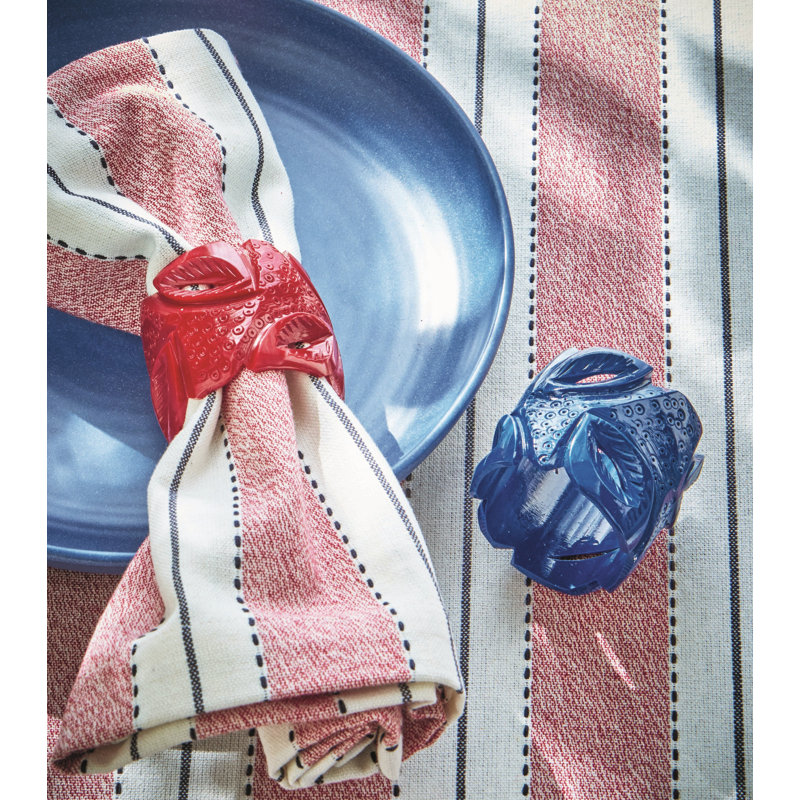 Links Napkin Ring, Fuchsia