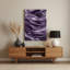 «Abstract Landscape 61», art mural en métal mauve-1820320981