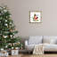 Art mural sur toile, "Le Père Noël avec des animaux de compagnie" par Leeza Hernandez