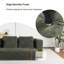 Canapé-lit convertible de 78,7 po, canapé-lit simple pliant avec coussin et couverture, causeuse futon moderne en tissu Scott, aucun assemblage requis-1048904133