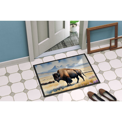 Paillasson Prairie Bison
