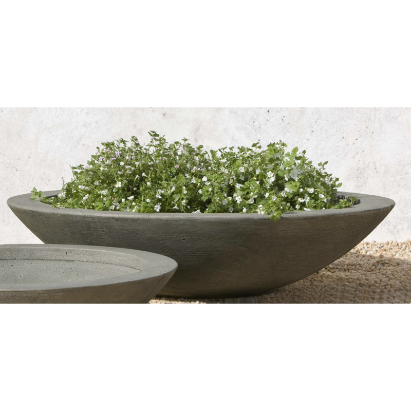 Planteur De Pot De Pierre Moulée Zen, Grand, Pierre alpine