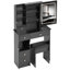 Petit meuble-lavabo avec tiroir à gauche et tabouret, 2 blocs d'alimentation et 2 blocs d'alimentation USB-750096342
