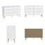 Commode double 6 tiroirs 47,2 po