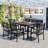High-quality Steel Outdoor Table and Chair Set, Suitable for Patio, Balcony, Backyard-209087775