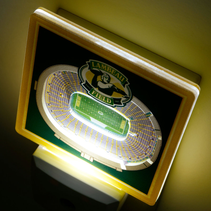 NFL Green Bay Packers Stadium View Night Light