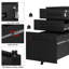 39cm Wide 3 -Drawer Mobile Steel File Cabinet-1132575474