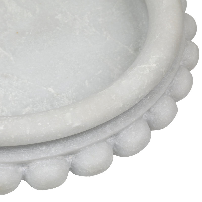 Adelie Marble Decorative Plate