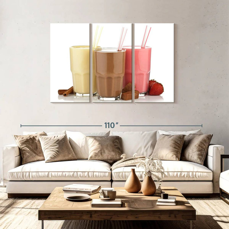 Yarlin Classic Milkshakes, 48" H x 74" W