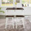 Ensemble de table de bar et de chaises de style industriel 4 pièces, conception peu encombrante pour les espaces de vie et de salle à manger compacts-1050755883-1050755886