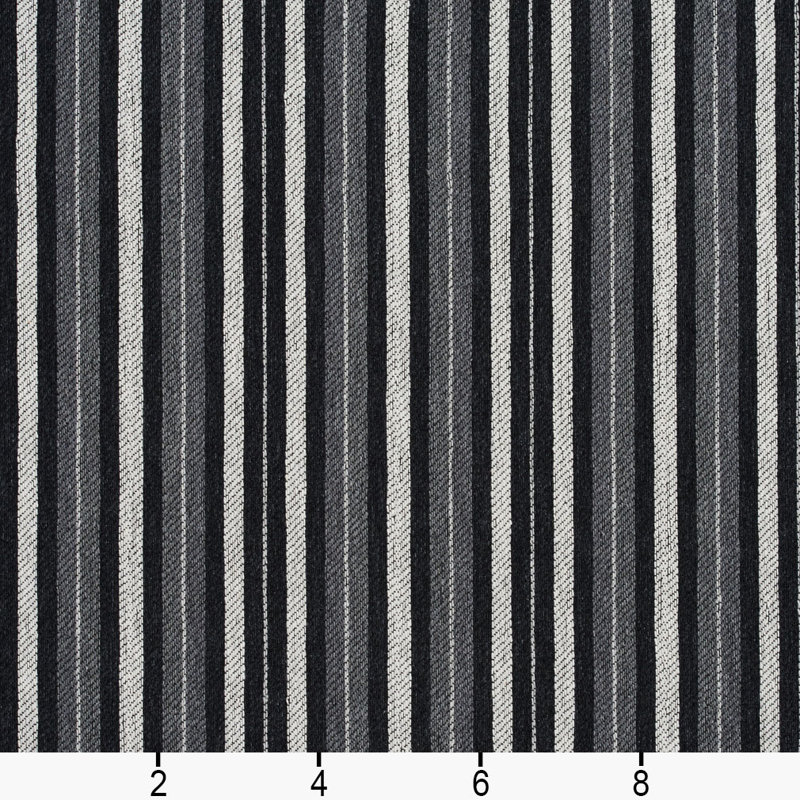 Tissu rayé, Noir
