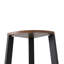 Fabiola 159cm H x 33cm W Iron Corner Bookcase