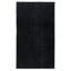 Tapis 5,3 x 9 pi de couleur noir uni teint à la main en Turquie
