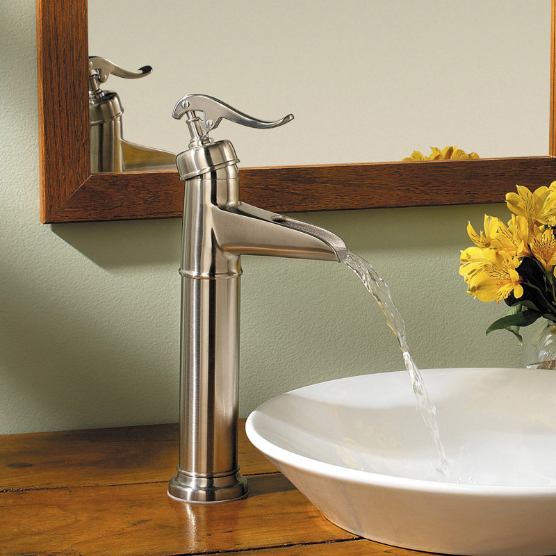 Northcott Ashfield Centerset Bathroom Faucet, Brushed Nickel