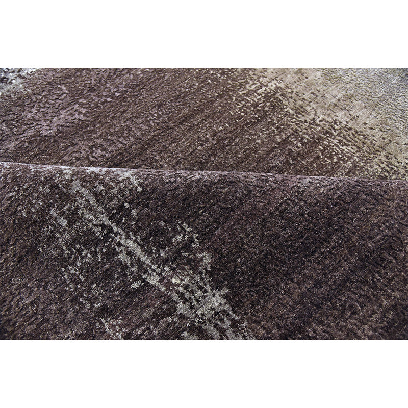 Hand Knotted Area Rug, Rectangle 8' x 10'