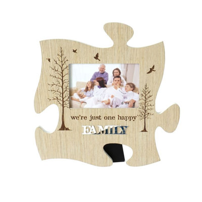 Cadre photo en placage de bois