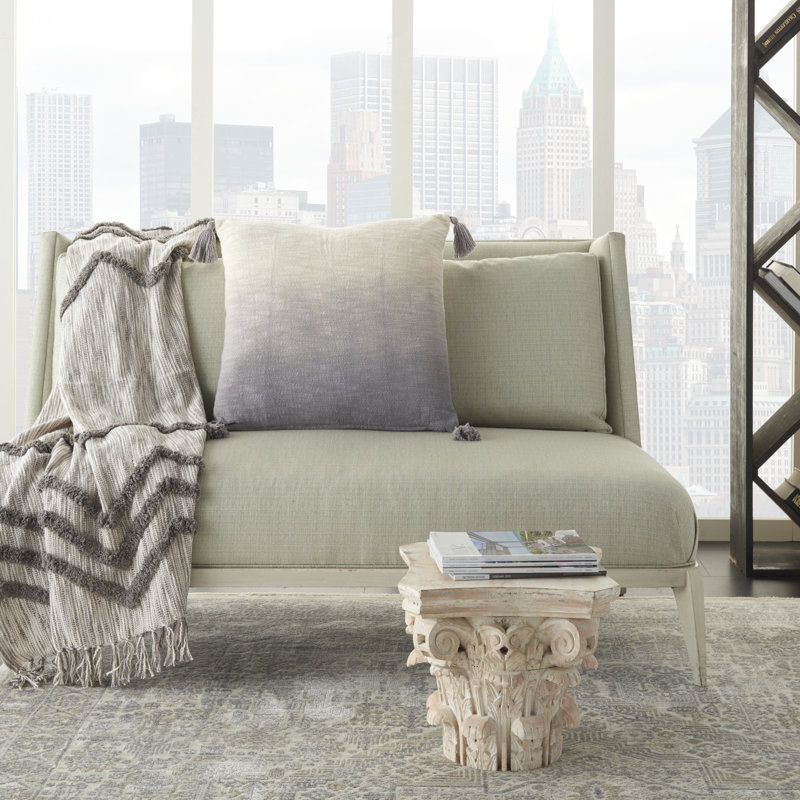 Housse de coussin carré et insert, Gris