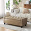 Faux Leather Upholstered Storage Bench-1059878831