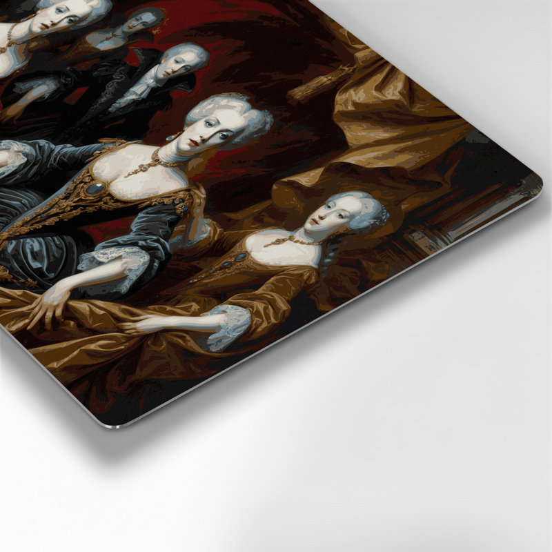 Vampires et crocs d'Halloween, art mural en métal noir, H 20 po x l 24 po