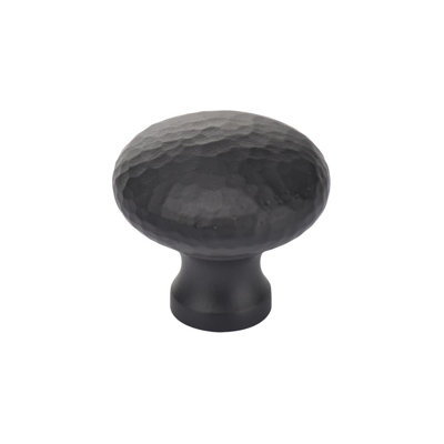 Hammered Round Cabinet Knob
