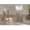 Stellar 48.75 in. x 78 in. Fully Frameless 3 Panel Inline Hinge Shower Door