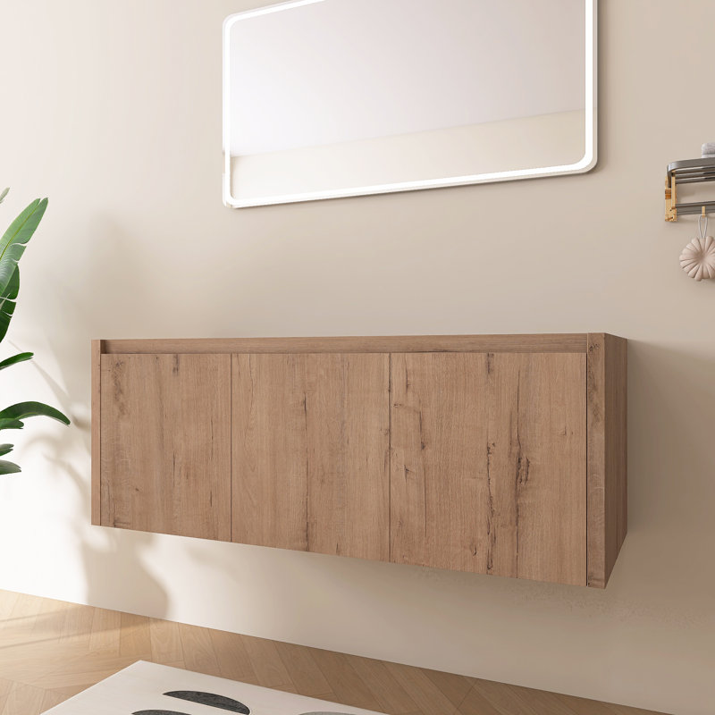 Meuble-lavabo mural de 122 cm (48 po) sans comptoir, 48