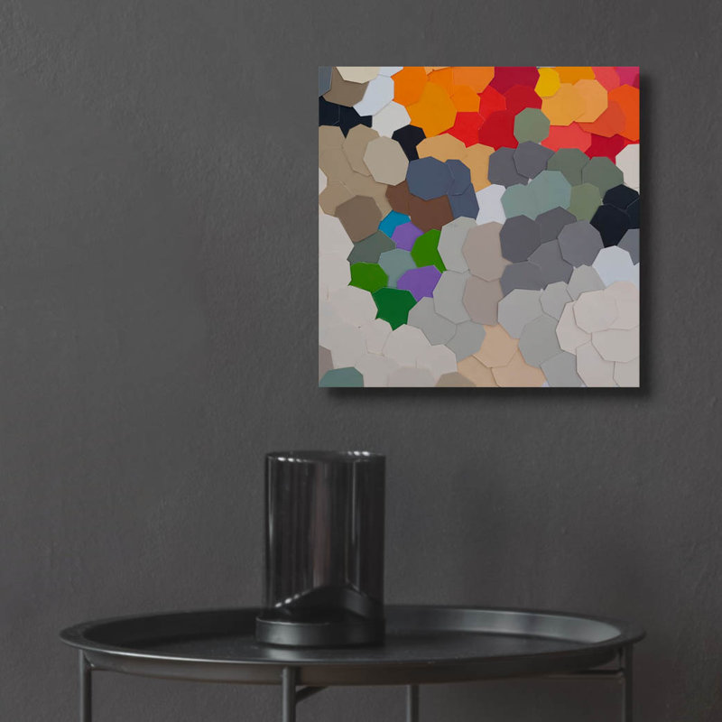 «Fruit in Bowl 2» par Coco Good, art mural en verre acrylique, H 12 po x l 12 po x P 0,13 po