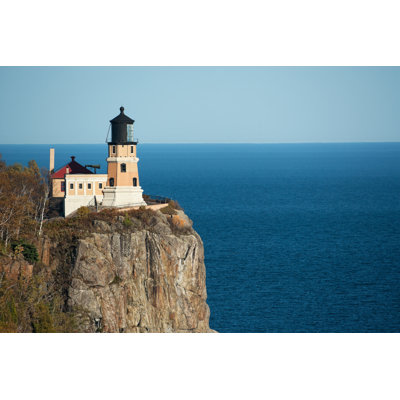 Le phare de Split Rock, Minnesota, perché au-dessus du lac Superio par Jimkruger