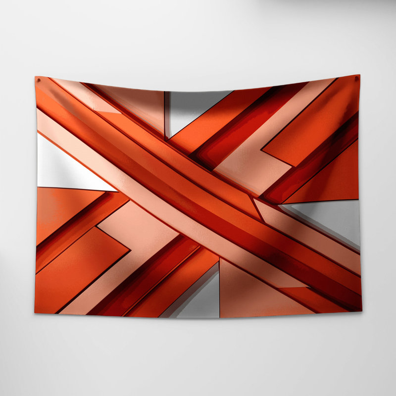 Tapisserie murale géométrique, 26 po x 36 po