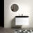 36" Bathroom Vanity - White With Black Basin, Elegant Look, Space Optimization, Silent Op Modern Elegance, Finish, Sink, And Seamless-94343192-94343198