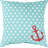 Rain Polka Dots Outdoor Throw Pillow-827919980-827919983