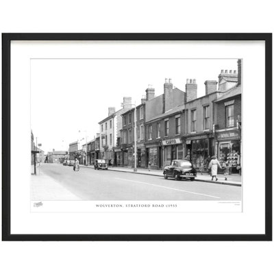 Wolverton, Stratford Road C1955 by Francis Frith - Single Picture Frame Print