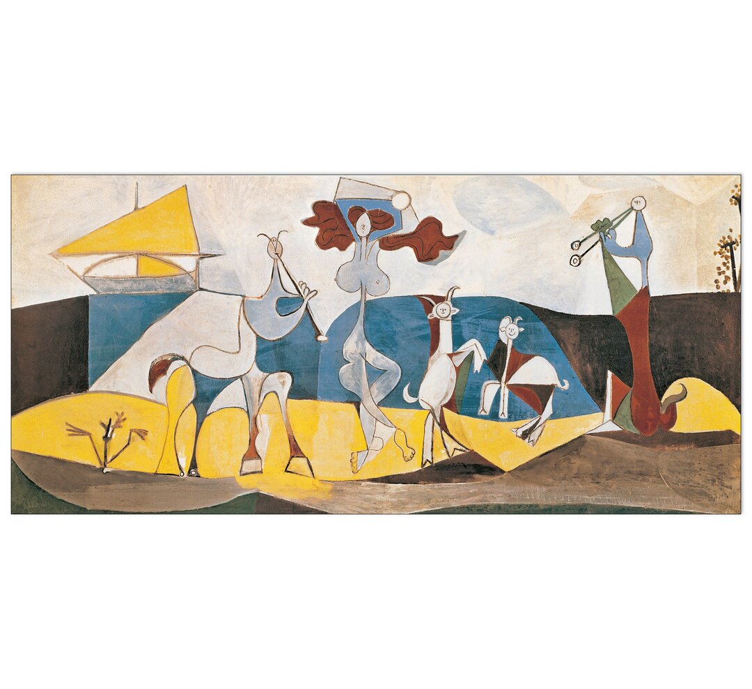 Paneel „La Joie de Vivre“ von Pablo Picasso, Kunstdruck