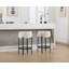 Tabouret de comptoir court 26 po Toey-1899186270