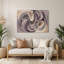 Art mural gris Biomorphic Abstraction 89-1301092595