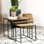 Ensemble de 3 tables gigognes