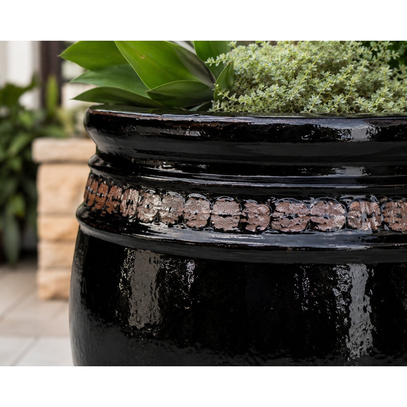 29 in. Coin Pot - Black