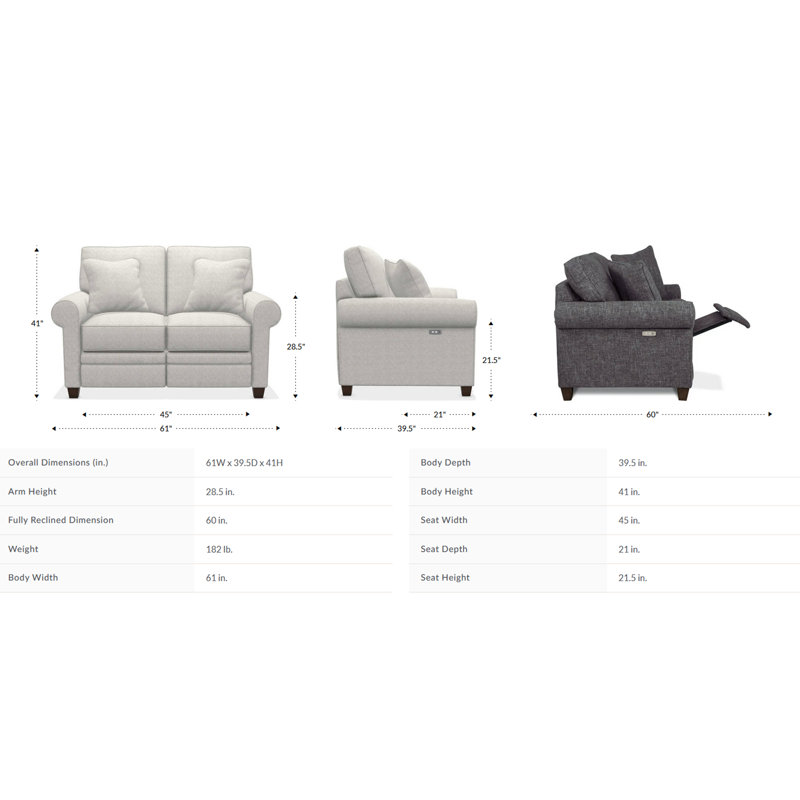 Colby Duo Power Reclining Loveseat