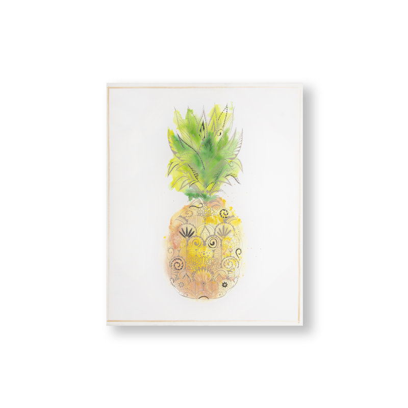 Art for the Home Pineapple Tropics Printed Canvas