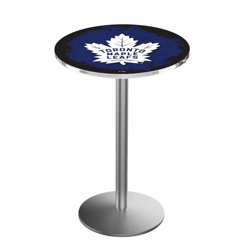 Table bistro NHL, Acier inoxydable, Toronto Maple Leafs