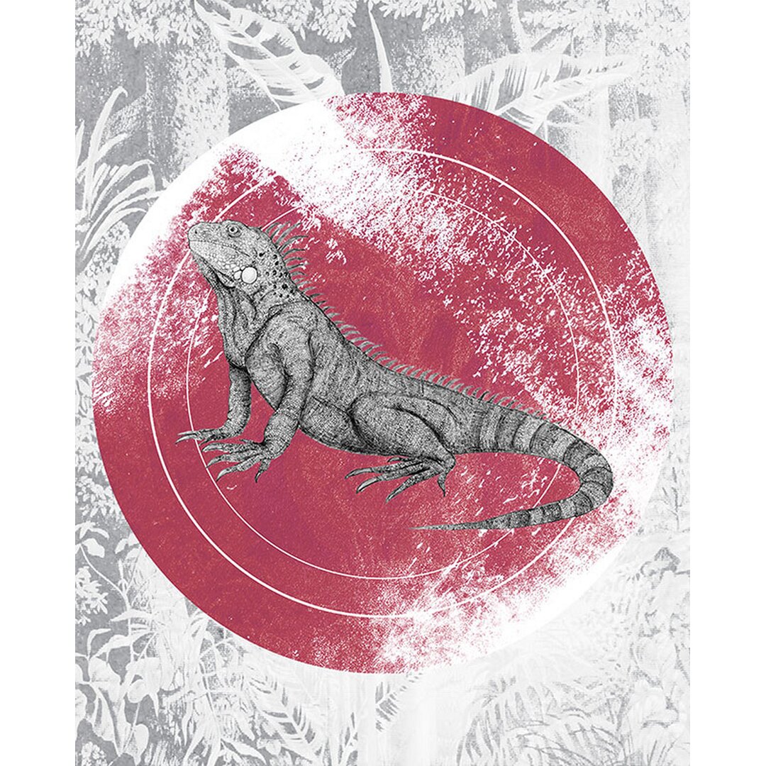 Poster Iguana Circle