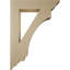 Imperial Traditional Rough Cedar Woodgrain TimberThane Bracket, Primed Tan-88615221