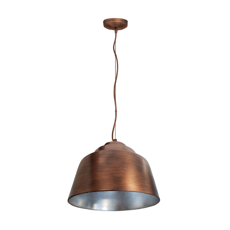 Granham 3 - Light LED Unique/Statement Pendant, Copper/Silver