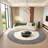 Curved negotiating  leather sofa-106586371-106586374
