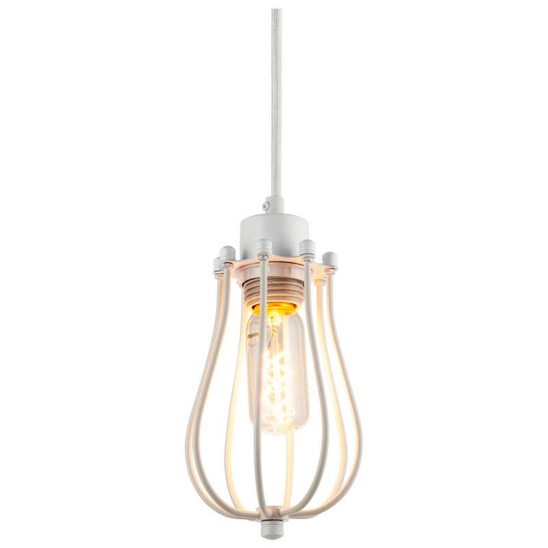 Luminaire suspendu à 1 lumière Vermont, Blanc