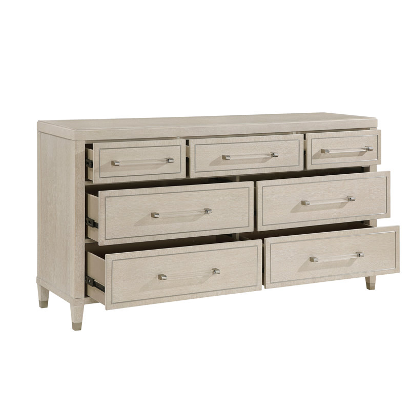 Commode 7 tiroirs avec miroir Celentano